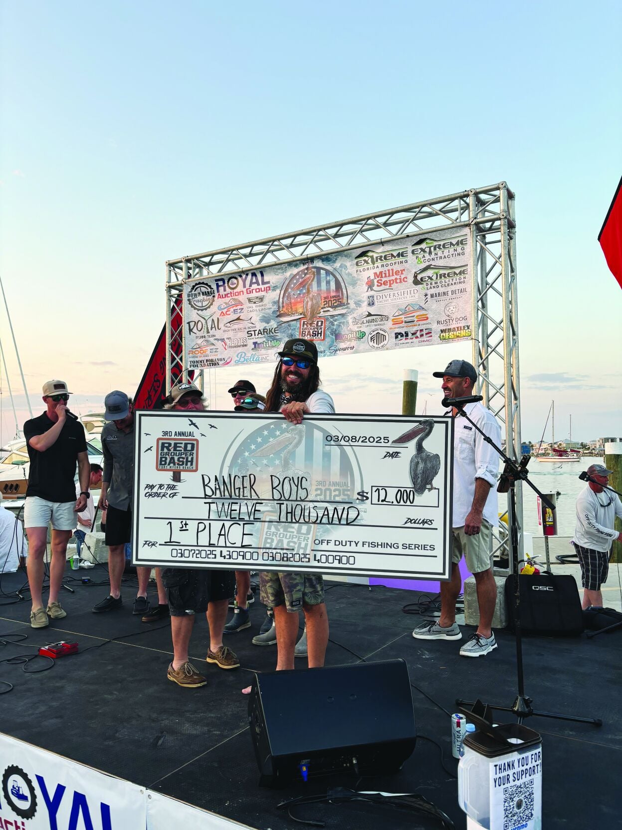 Grouper Bash Tournament Win - $12,000 First Place